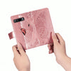 For Asus ROG Phone 3 ZS661KS Butterfly Love Flower Embossed Horizontal Flip Leather Case with Bracket / Card Slot / Wallet / Lanyard(Rose Gold)