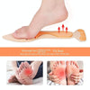 2pcs /Pair 8D Pad Inserts Heel Post Back Breathable Anti-Slip For High Heel Shoe Insole(Pointed Powder)