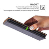 For Samsung Galaxy S25 5G Gloss Oil Solid Color Magnetic Leather Phone Case(Black)
