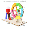 DIY Hand-cranked Generator Science Creator Invention Material Kit Children Handmade Fun Toy Gift