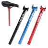 FMFXTR Bicycle Extended Saddle Seat Tube Double Nail Straight Tube, Specification: 30.9mm(Blue)