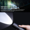 Original Xiaomi Mijia Multifunctional Flashlight 1000LM Strong Light IP54(Black)