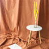 1 x 1.2m Photo Background Cloth Increased Widened Photography Cloth Live Broadcast Solid Color Cloth(Light Coffee)