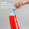 700ml Outdoor Sports Collapsible Kettle Leakproof Drinking Water Bag with Carabiner(Black)
