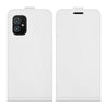 For Asus Zenfone 8 R64 Texture Single Vertical Flip Leather Protective Case with Card Slots & Photo Frame(White)