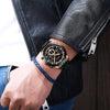 Curren M8355 Men Watch Waterproof Quartz Six Stitches Calendar Steel Belt Business Watch(White Shell Black)