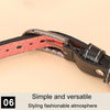 Dandali Ladies Microfiber Bottom Casual Buckle Belt Versatile Jeans Waistband, Length: 105cm(Brown)