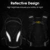 WEST BIKING YP0707271 Riding Luminous Backpack Outdoor Casual Travel Shoulder Bag, Size: 16L(Black Gray)
