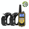 880-2 800 Yards Rechargeable Remote Control Collar Dog Training Device Anti Barking Device(Black Black)