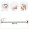Fashion Adornments Pearl Magnetic Buckle Curtain Strap(Red)