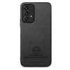 For Samsung Galaxy A53 5G Twill Fabric Leather Skin Back Phone Case(Black)