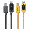 WK WDC-08 PD 20W USB-C/Type-C to 8 Pin Digital Display Data Cable, Length: 1m(Yellow)