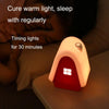 Snow House Small Night Lights Children Sleep Regularly Lights Bedside Ambiance Lamp(Green)