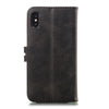 For iPhone X / XS Leather Protective Case(Black)
