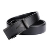 Dandali GD828 Litchi Texture Triangle Men Automatic Buckle Leather Belt Waistband, Length: 120cm