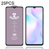 For Xiaomi Redmi 9i 25 PCS 9H HD Large Arc High Alumina Full Screen Tempered Glass Film