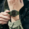 SANDA 6093 Waterproof Luminous Electronic Digital Watch(Army Green)