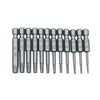 12pcs / Set 50mm Plum Blossom Hollow Bit Multifunctional Peeling Bit Set