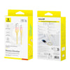 Baseus Discolor Series 2.4A USB to 8 Pin Fast Charging Cable, Cable Length:1m(Yellow)