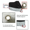 190T Motorcycle Rain Covers Dustproof Rain UV Resistant Dust Prevention Covers, Size: L(Black and Fluorescence Green)