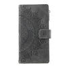 For Samsung Galaxy A06 5G Multi-Card Totem Zipper Leather Phone Case(Grey)
