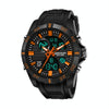 SANDA 791 Watch Genuine Fashion Sports Multifunction Electronic Watch Popular Men luminous Wrist Watch(Orange)