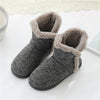 Fall And Winter High-Top Men Cotton Slippers And Velvet Platform Indoor Warm Shoes, Size:43-44