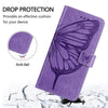 For Samsung Galaxy A26 5G Global Embossed Butterfly Leather Phone Case(Light Purple)