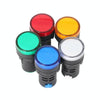 220V AD16-22D / S 22mm LED Signal Indicator Light Lamp(White)