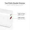CS-20W Mini Portable PD3.0 + QC3.0 Dual Ports Fast Charger(US Plug)
