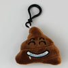 20 PCS Creative Plush Doll Mobile Pendants Gift Cartoon Cute Facial Expression Decorations Keychains with Hook