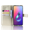 Retro Crazy Horse Texture Horizontal Flip Leather Case for Asus Zenfone 6 ZS630KL, with Holder & Card Slots & Photo Frame(Gold)