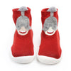 D2201 Children Cartoon Tube Floor Socks Knitted Soft Bottom Baby Shoes Socks, Size: 26-27(Red Whale)