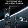For Insta360 X4 CYNOVA Metal Rabbit Cage + Lens Cover Set Protective Accessories(Black)