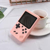 MK500 3.0 inch Macaron Mini Retro Classic Handheld Game Console for Kids Built-in 500 Games, Support AV Output(Pink)