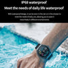 BM01 1.45 inch Steel Band IP68 Waterproof Smart Watch Support Bluetooth Call / NFC(Silver)