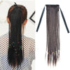 Bosnian Style Handmade Scorpion Wig Ponytail Strap Ponytail (Dark Brown)