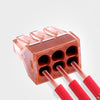 10 PCS VSELE VSE-606A Four-Hole Multi-Function Terminal Block Wire Quick Connector