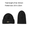 Men Retro Warm Sweater Hat Headgear Knitted Hat, Size: One Code(Black)