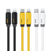WK WDC-29 Elastic Genuine Silicone 1m PD30W Type-C to 8 Pin Fast Charging Data Cable(Black)