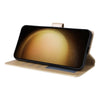 For Samsung Galaxy S25+ 5G 3-Card Slots Multifunctional Leather Phone Case(Gold)