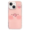 For iPhone 14 Double-sided IMD Printed TPU Phone Case(Pink Pig)