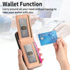 For Samsung Galaxy A53 5G Twill Fabric Leather Vertical Flip RFID Card Bag Phone Case(Pink)