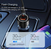 Yesido Y42 PD+QC3.0 Car Charger Cigarette Lighter 42W Fast Charger(Black)