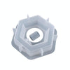 DIY Crystal Epoxy Test Tube Cultivation Vase Silicone Mould, Spec: Hexagon+2Pcs Transparent