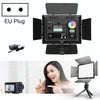 YONGNUO YN300IV Four Generations RGB Full Color Photography Lamp Double Color LED Fill Light, Style: EU Plug Power Adapter