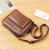 Universal Fashion Casual Men Shoulder Messenger Bag Handbag, Size: L (24cm x 20cm x 6cm)(Khaki)