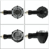 2 PCS PE-ZSD-174 Motorcycle Flashing Rotation Mode LED Two-color Modified Round Turn Signal Light(Yellow + White Light)