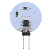G4 6 LEDs SMD 5050 72LM 6000-6500K Stepless Dimming Energy Saving Light Pin Base Lamp Bulb, DC 12V (White Light)