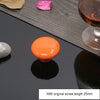38mm Modern Literary Color Glazed Ceramic Cabinet Drawer Handle(Orange)